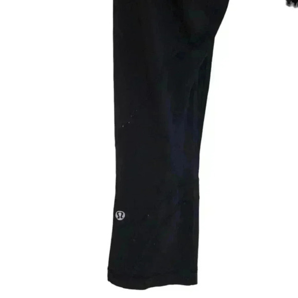 Lululemon Run: Inspire Crop II Black / Quilt Vintage Neon Black Green Pink Women - Picture 8 of 15